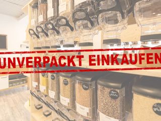 Unverpackt einkaufen mit Schüttwaren Trichtern