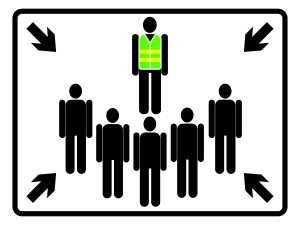 Warnweste Lagersicherheit