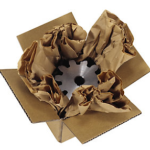 mit Packpapier polstern