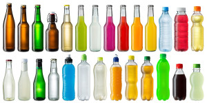 Kunststoff oder Glasflaschen