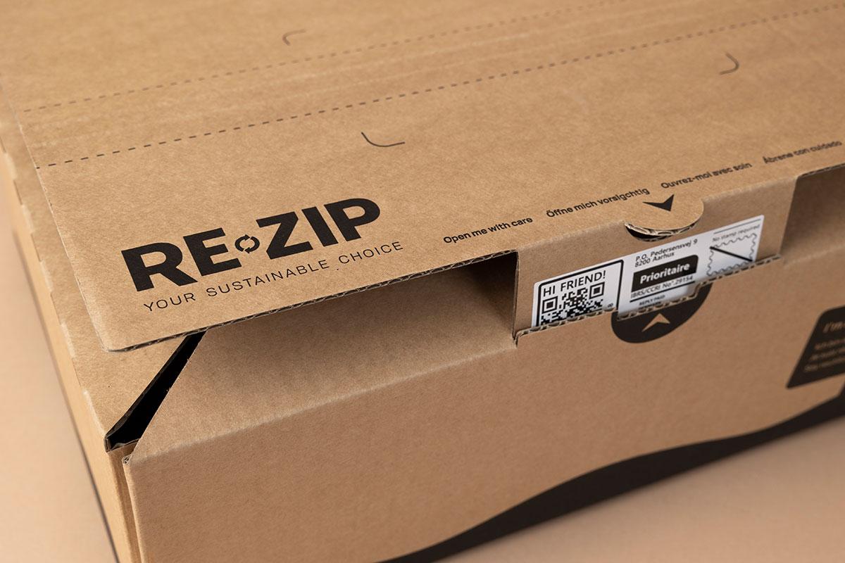 RE-ZIP Versandsystem mit Mehrweg Versandverpackungen