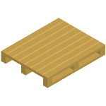 Palette von 4 Seiten unterfahrbar
