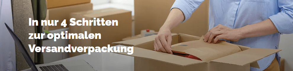 RAJA In nur 4 Schritten zur optimalen Versandverpackung