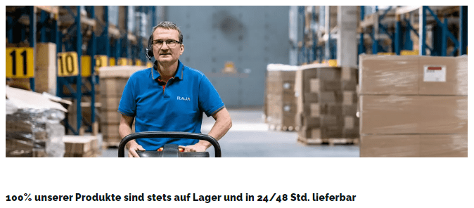 RAJA Verlassen Sie sich auf unser Produktsortiment