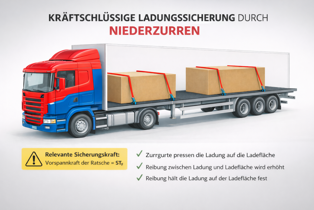 Kraftschlüssige Ladungssicherung