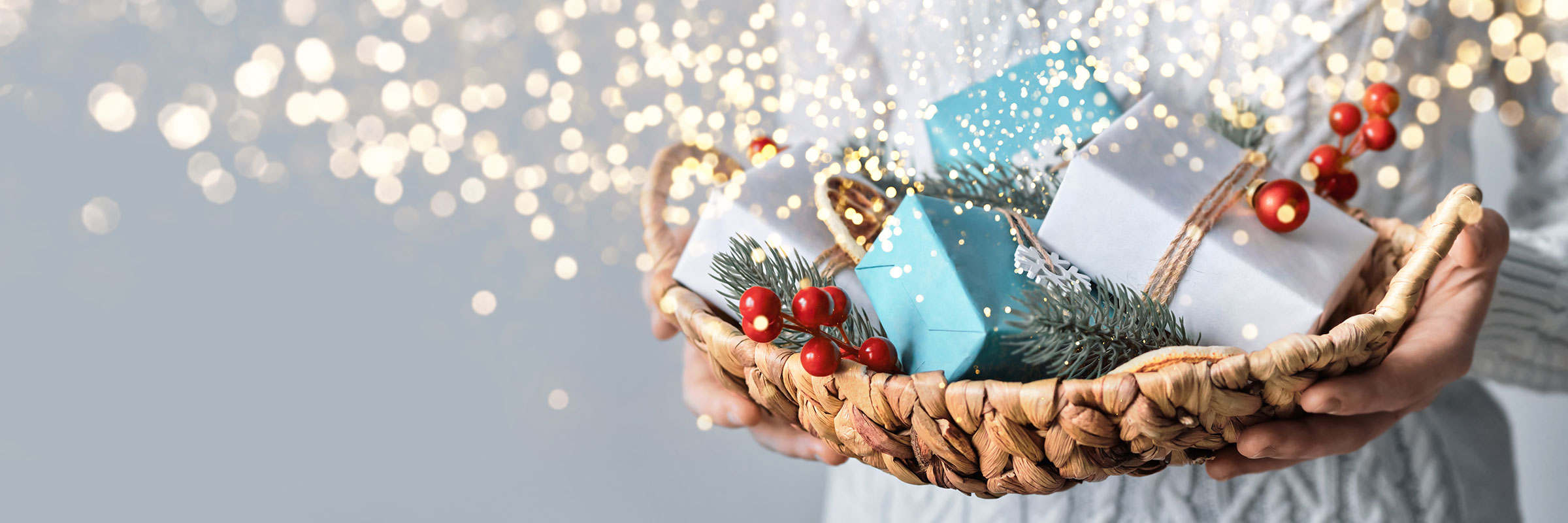 Präsentkorb als Geschenk