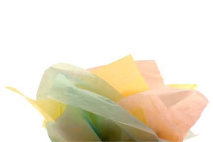 Seidenpapier im Farbverlauf: Super Effekt für Verpackungen