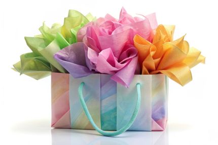 Seidenpapier und Geschenktüte: Das gewisse Etwas!