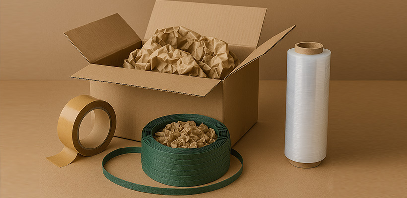 verschiedene Packhilfsmittel
