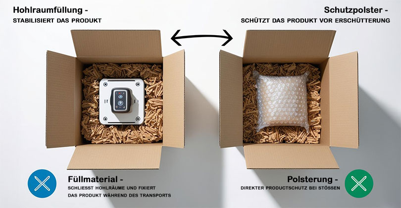 Füllen und polstern - gehört zusammen