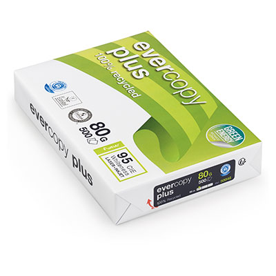 Kopierpapier Evercopy Plus, 100% recycelt